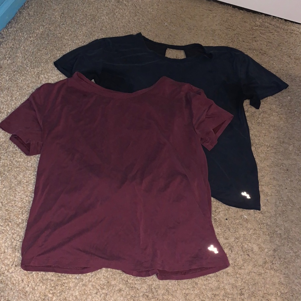 Two Joylab Target Brand Open Back Workout Tops